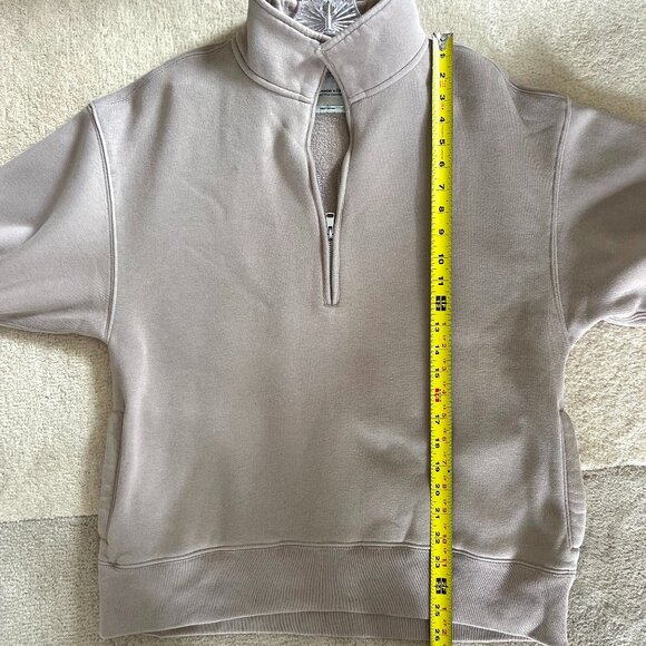 Abercrombie and Fitch Half Zip Sweatshirt - Small - Picture 11 of 12